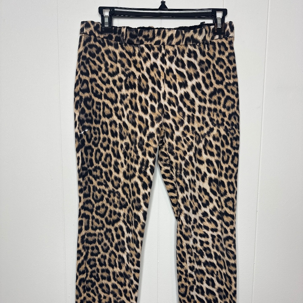 Zara Woman Cropped Jeans with animal print, Size M (but runs small)